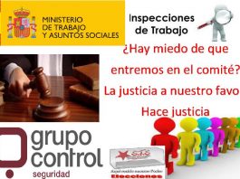 Resoluccion A Inspección De Trabajo Grupo Control SA Por Las Elecciones Sindicales