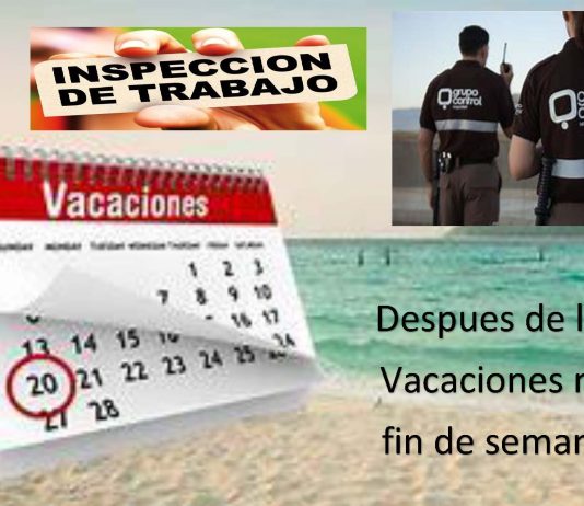 RESOLUCIÓN DE INSPECCIÓN SOBRE EL DISFRUTE DE VACACIONES Y FIN DE SEMANA EL MISMO MES RESOLUCIÓN DE INSPECCIÓN SOBRE EL DISFRUTE DE VACACIONES Y FIN DE SEMANA EL MISMO MES