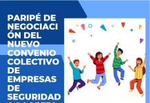 PARIPÉ DE NEGOCIACIÓN DEL NUEVO CONVENIO COLECTIVO DE EMPRESAS DE SEGURIDAD A LA VISTA PARIPÉ DE NEGOCIACIÓN DEL NUEVO CONVENIO COLECTIVO DE EMPRESAS DE SEGURIDAD A LA VISTA