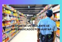 DECLARADO PROCEDENTE DESPIDO DE UN VIGILANTE DE SUPERMERCADOS POR HURTAR UNA MASCARILLA Y UN PARAGUAS DESPIDO DE UN VIGILANTE DE SUPERMERCADOS POR HURTAR