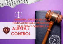 ASESORÍA JURÍDICA DE STSyS FRENA ATROPELLO VACACIONAL EN ALERTA Y CONTROL S.A ASESORÍA JURÍDICA DE STSyS FRENA ATROPELLO VACACIONAL EN ALERTA Y CONTROL S.A