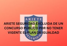 ARIETE SEGURIDAD EXCLUIDA DE UN CONCURSO PÚBLICO POR NO TENER VIGENTE EL PLAN DE IGUALDAD ARIETE SEGURIDAD EXCLUIDA DE UN CONCURSO PÚBLICO POR NO TENER VIGENTE EL PLAN DE IGUALDAD