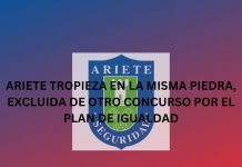 ARIETE TROPIEZA EN LA MISMA PIEDRA, EXCLUIDA DE OTRO CONCURSO POR EL PLAN DE IGUALDAD ARIETE TROPIEZA EN LA MISMA PIEDRA EXCLUIDA DE OTRO CONCURSO POR EL PLAN DE IGUALDAD