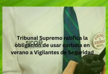 Tribunal Supremo ratifica la obligación de usar corbata en verano a Vigilantes de Seguridad Tribunal Supremo ratifica la obligación de usar corbata en verano a Vigilantes de Seguridad