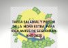 TABLA SALARIAL Y PRECIO DE LA  HORA EXTRA  PARA VIGILANTES DE SEGURIDAD AÑO 2025 TABLA SALARIAL Y PRECIO DE LA HORA EXTRA PARA VIGILANTES DE SEGURIDAD AÑO 2025