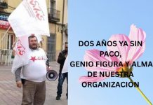 DOS AÑOS YA SIN “PACO”, GENIO, FIGURA, Y ALMA DE NUESTRA ORGANIZACIÓN DOS AÑOS YA SIN PACO GENIO FIGURA Y ALMA DE NUESTRA ORGANIZACIÓN