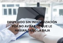 DESPEDIDO SIN INDEMNIZACIÓN POR NO AVISAR DE QUE LE HABÍAN DADO LA BAJA DESPEDIDO SIN INDEMNIZACIÓN POR NO AVISAR DE QUE LE HABÍAN DADO LA BAJA