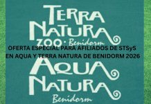 OFERTA ESPECIAL PARA AFILIADOS DE STSyS EN AQUA Y TERRA NATURA DE BENIDORM 2026 OFERTA ESPECIAL PARA AFILIADOS DE STSyS EN AQUA Y TERRA NATURA DE BENIDORM 2026