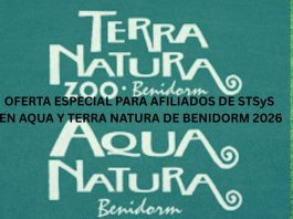 OFERTA ESPECIAL PARA AFILIADOS DE STSyS EN AQUA Y TERRA NATURA DE BENIDORM 2026 OFERTA ESPECIAL PARA AFILIADOS DE STSyS EN AQUA Y TERRA NATURA DE BENIDORM 2026